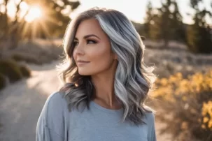 Reverse Balayage For Gray Hair: Embracing Natural Beauty