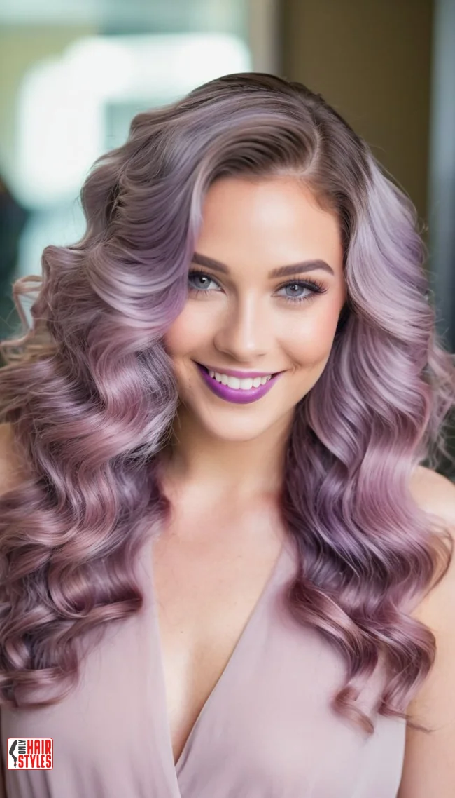 4. Smoky Lavender | 7 Hair Colors For Gray Eyes To Bring Out Your Rare Charm