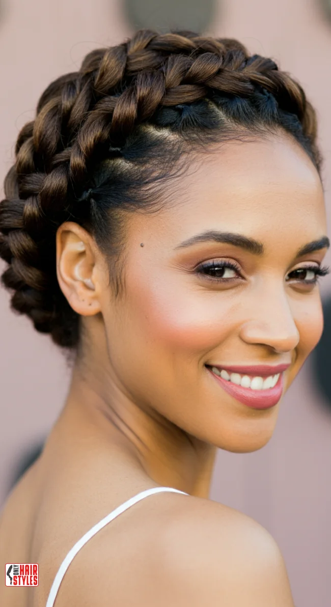 1. Classic Halo Braid | 10 Halo Braid Ideas For An Ethereal Protective Hairstyle