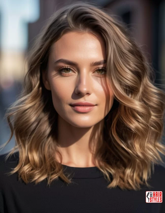 Textured Waves | Low Maintenance Shoulder-Length Hairstyles For Thin Hair