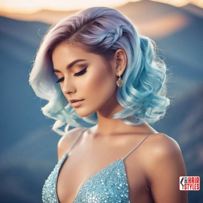 Powdery Blues: Embrace Tranquility with Soft and Serene Blues | Hair Color Trends Of 2024: A Comprehensive Guide To On-Trend Shades And Styles