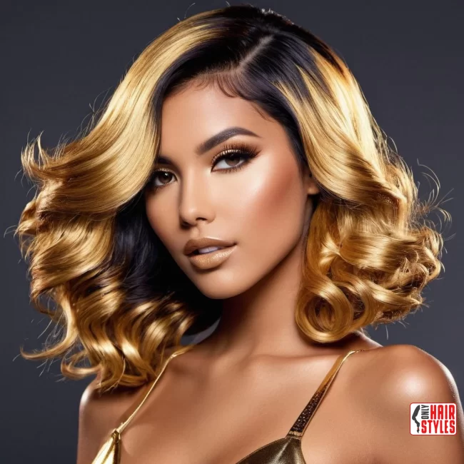 Gold Radiance: Illuminate Your Look with Bold Metallic Gold | Hair Color Trends Of 2024: A Comprehensive Guide To On-Trend Shades And Styles