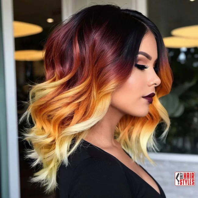 Bold Gradient Fusion: Redefine Ombre with Striking Color Contrasts | Hair Color Trends Of 2024: A Comprehensive Guide To On-Trend Shades And Styles