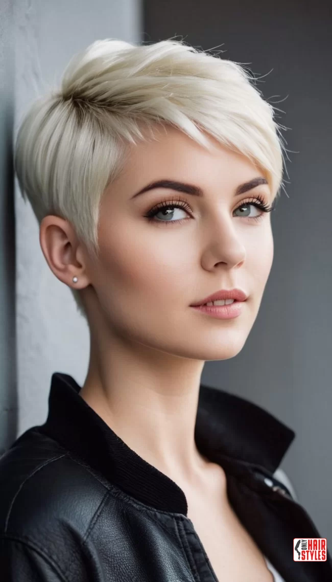 2. Bold and Beautiful: Platinum Blonde Pixie Cut | Stunning Blonde Hairstyles To Elevate Your Look: A Comprehensive Guide