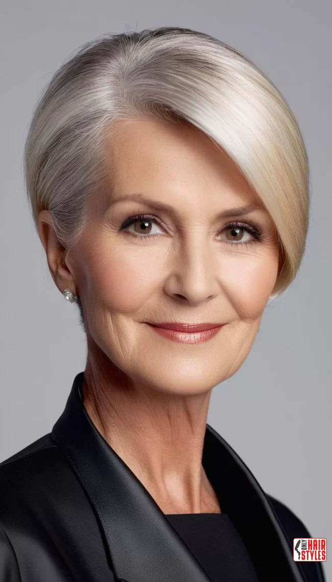 6. Sleek and Straight | Trendy And Age-Defying Hairstyles For Older Women