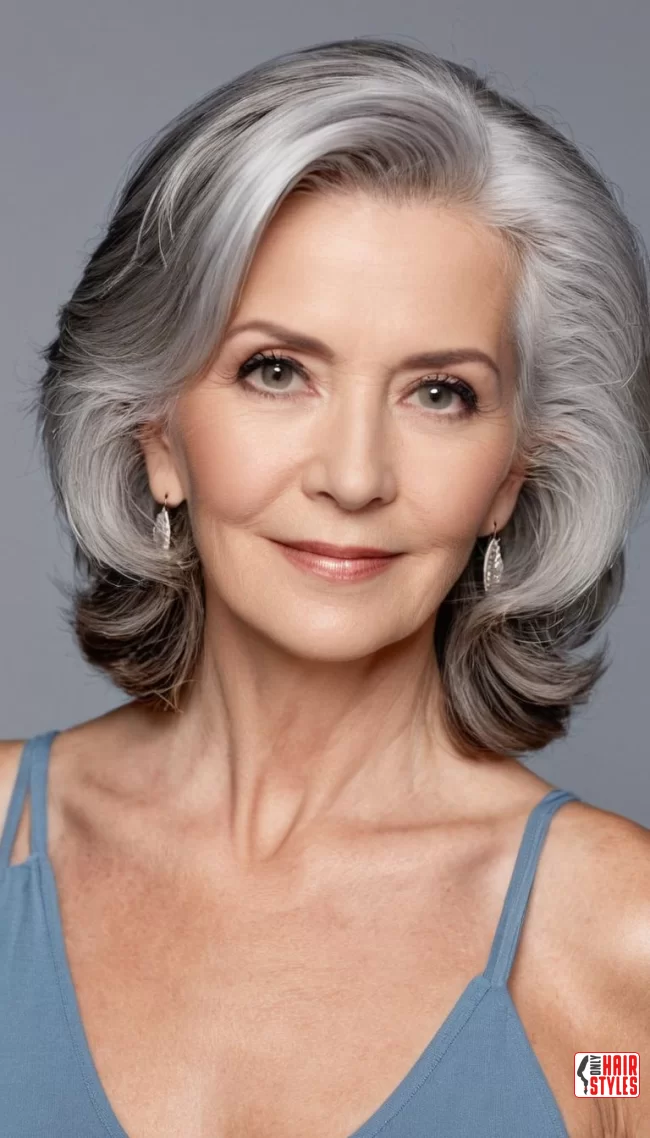 8.&nbsp;Gray Hair Grace | Trendy And Age-Defying Hairstyles For Older Women