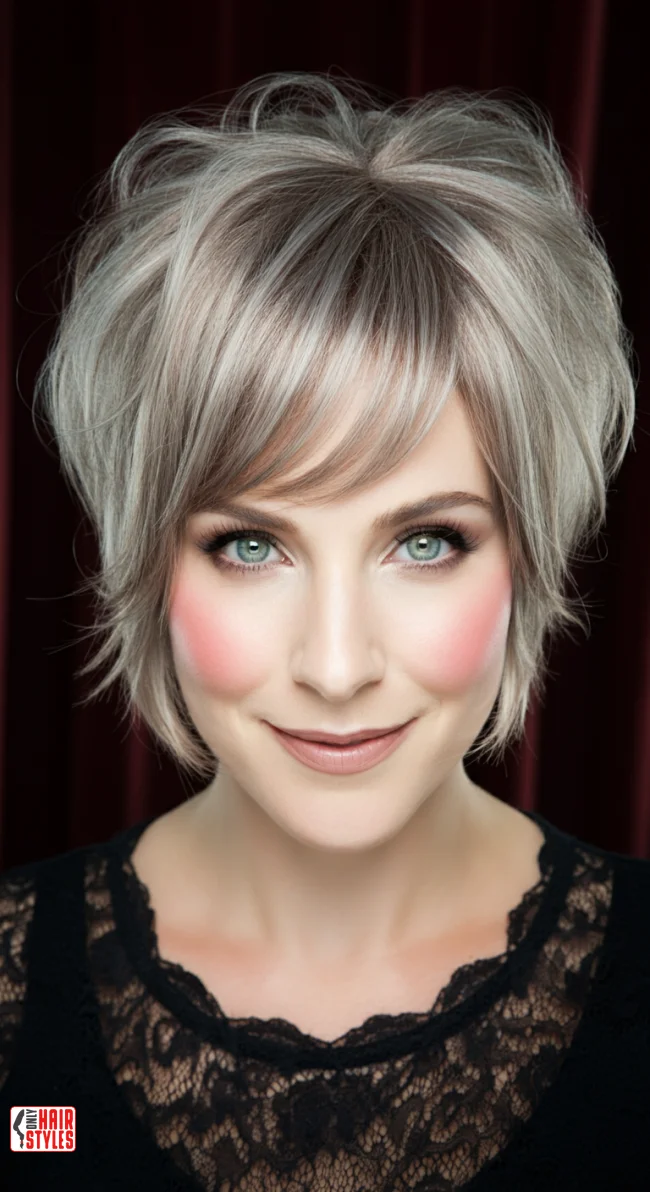 10. Textured Razored Bob with Curtain Bangs | 10 Fabulous Razored Bob Ideas To Give Your Hair A Modern Upgrade