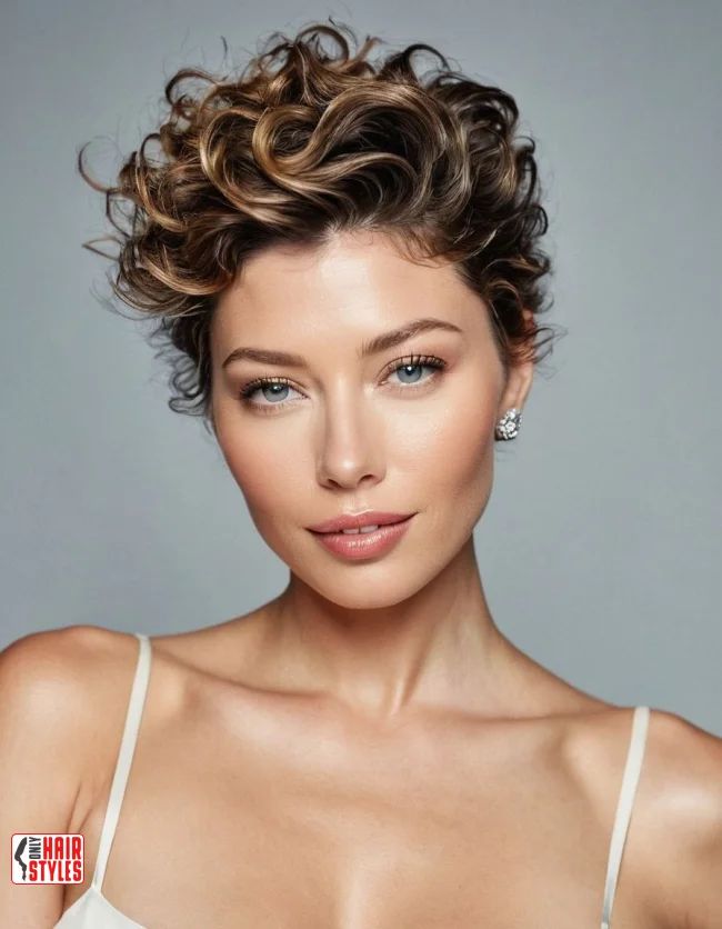 6. Curly Pixie Cut | 10 Ritzy Female Looks With Short Haircuts For Oval Faces