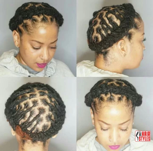 Locs Crown | 15 Gorgeous Ways To Style Your Locs
