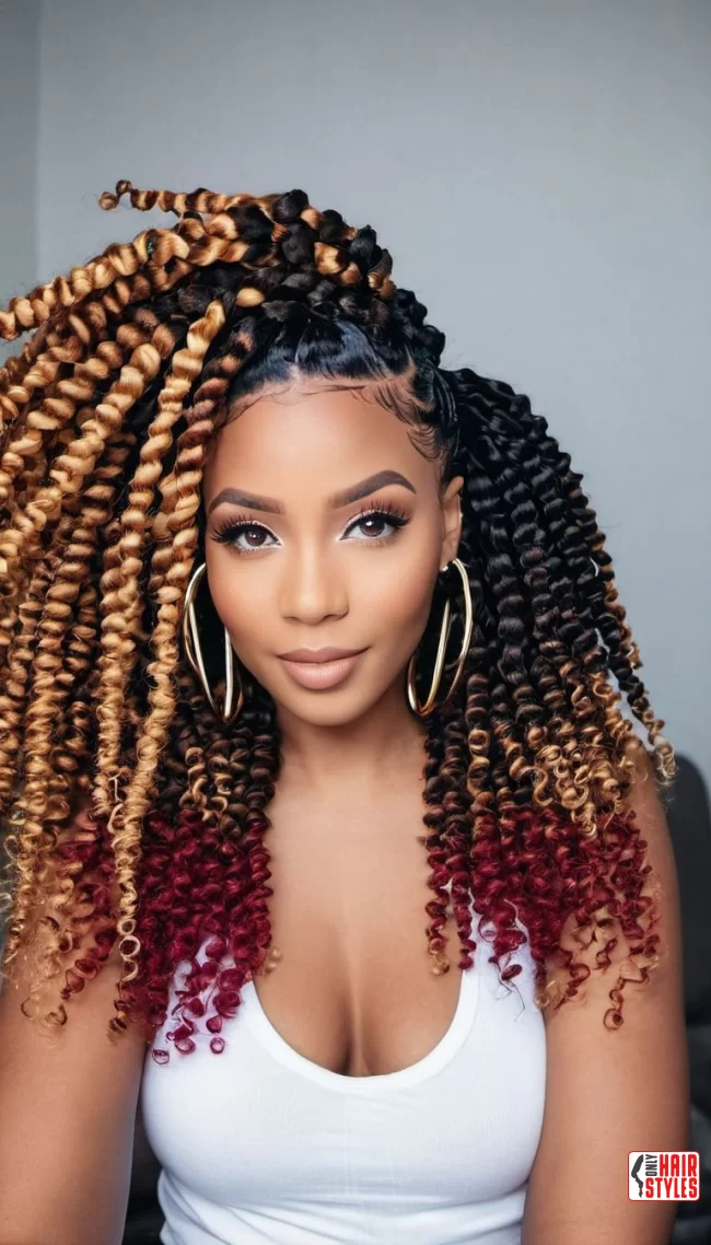 Colored Tips | 15 Gorgeous Ways To Style Your Locs
