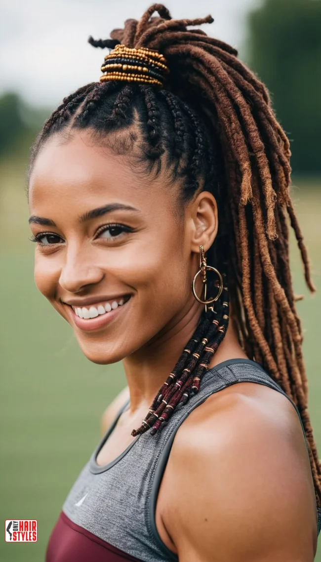3. Dreadlock Ponytail | 10 Dreadlocks Hairstyles To Switch Up Your Look