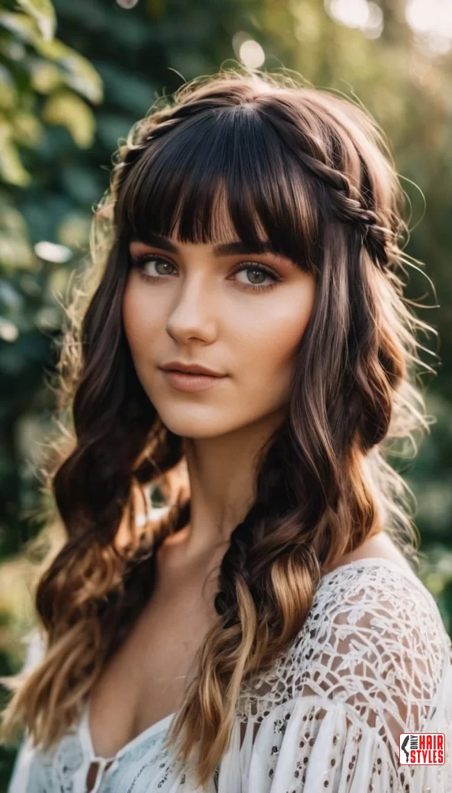 Boho Braids with Fringe | Ultimate Guide To Bangs And Fringe Hairstyles For Trendsetters