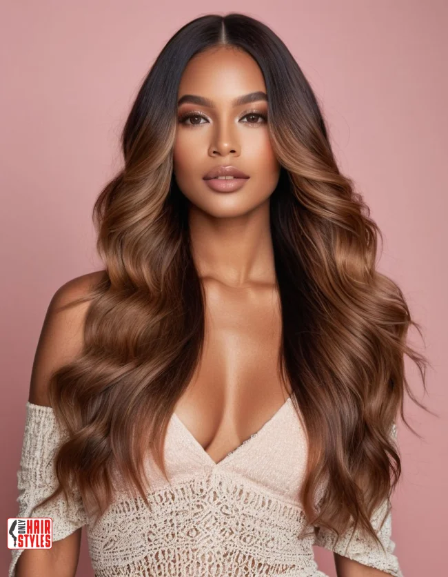 6. Caramel Mocha Ombre | 10 Majestic Ombre Winter Hair Colors Not To Miss