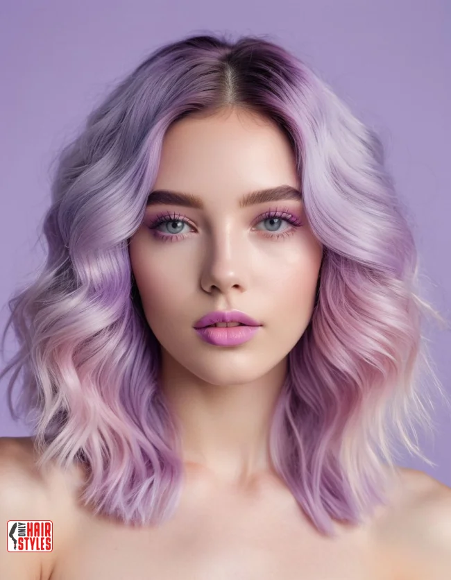 3. Frosted Lavender Ombre | 10 Majestic Ombre Winter Hair Colors Not To Miss