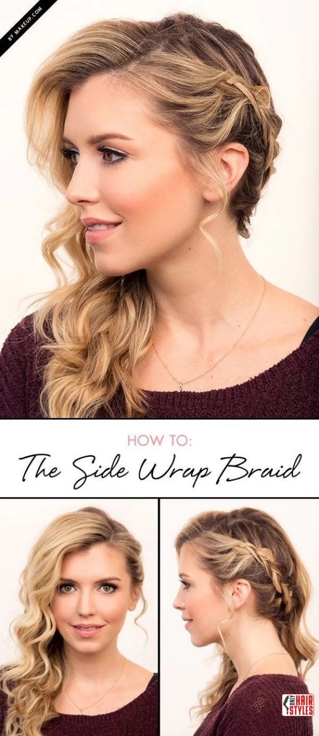 The Side Wrap Braid | 10 Easy Step By Step Hair Tutorials For Chic Hairstyles