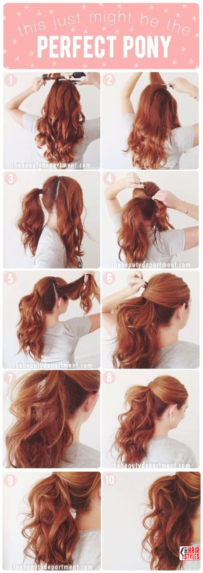 Perfect Ponytail for Long Thick Hair | 10 Easy Step By Step Hair Tutorials For Chic Hairstyles