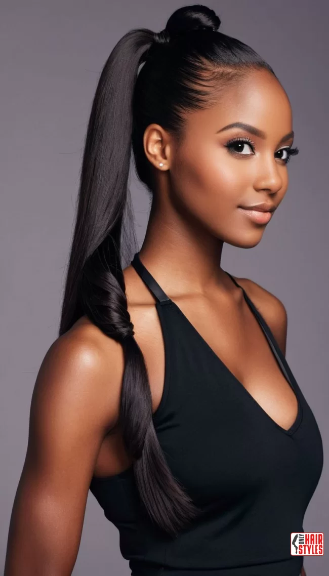 6. Twisted Side Ponytail | Cute Ponytail Hairstyles For Black Girls: Embrace Your Natural Beauty