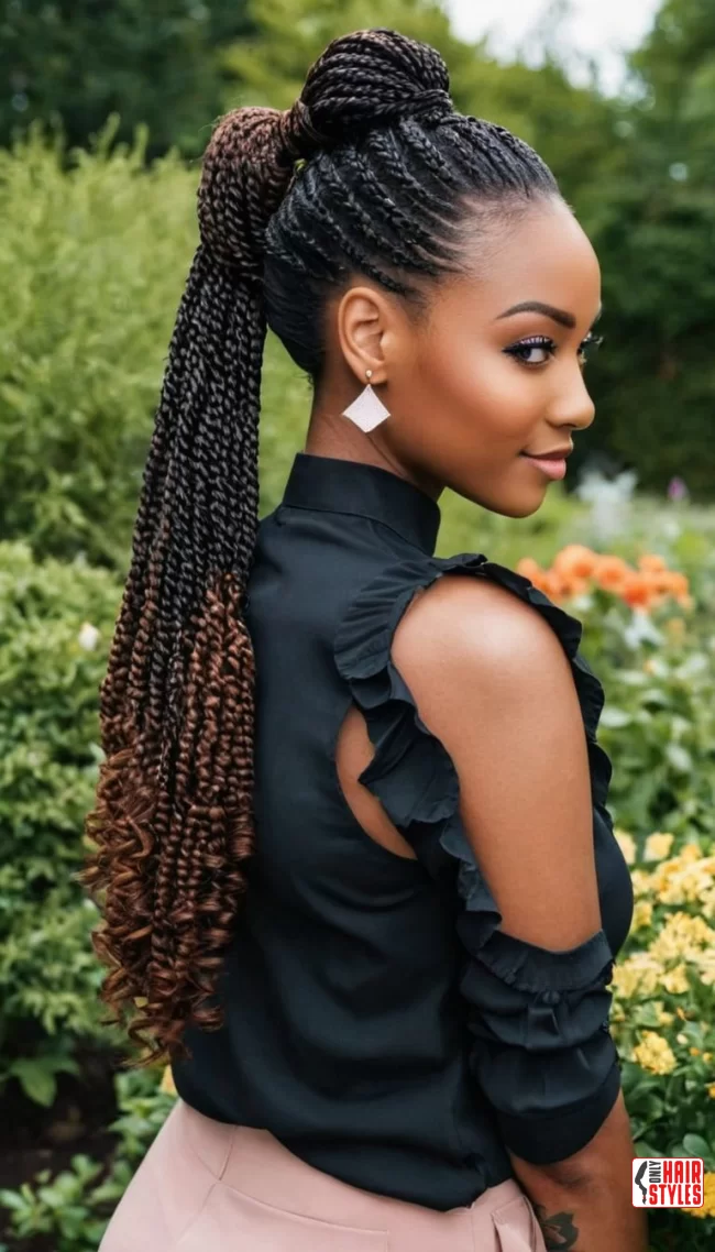 6. Twisted Side Ponytail | Cute Ponytail Hairstyles For Black Girls: Embrace Your Natural Beauty