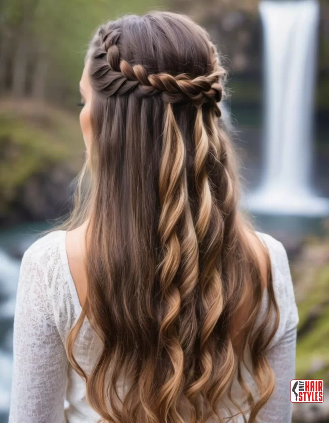Romantic Waterfall Braid | Spring Hairstyles For Long Hair: Fresh Looks