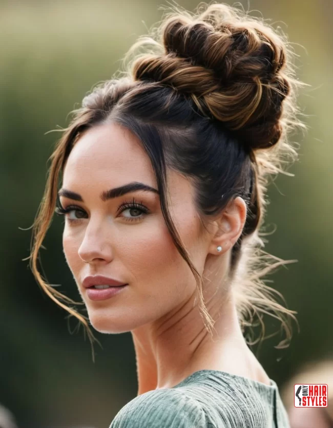 Textured Messy Bun | Spring Hairstyles For Long Hair: Fresh Looks