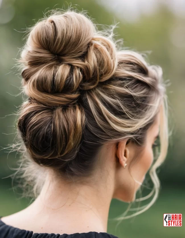 Textured Messy Bun | Spring Hairstyles For Long Hair: Fresh Looks