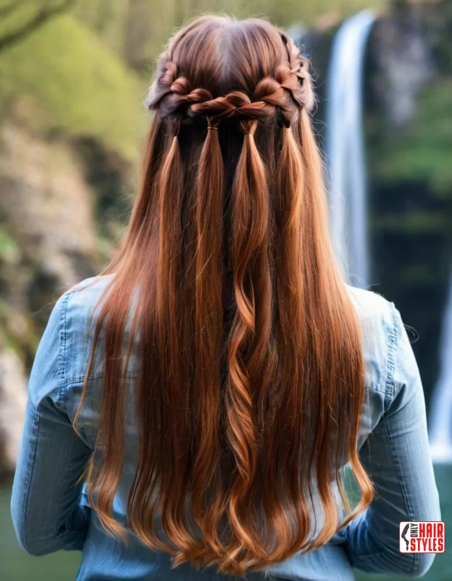 Romantic Waterfall Braid | Spring Hairstyles For Long Hair: Fresh Looks