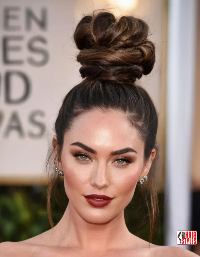 Twisted Top Knot | Spring Hairstyles For Long Hair: Fresh Looks