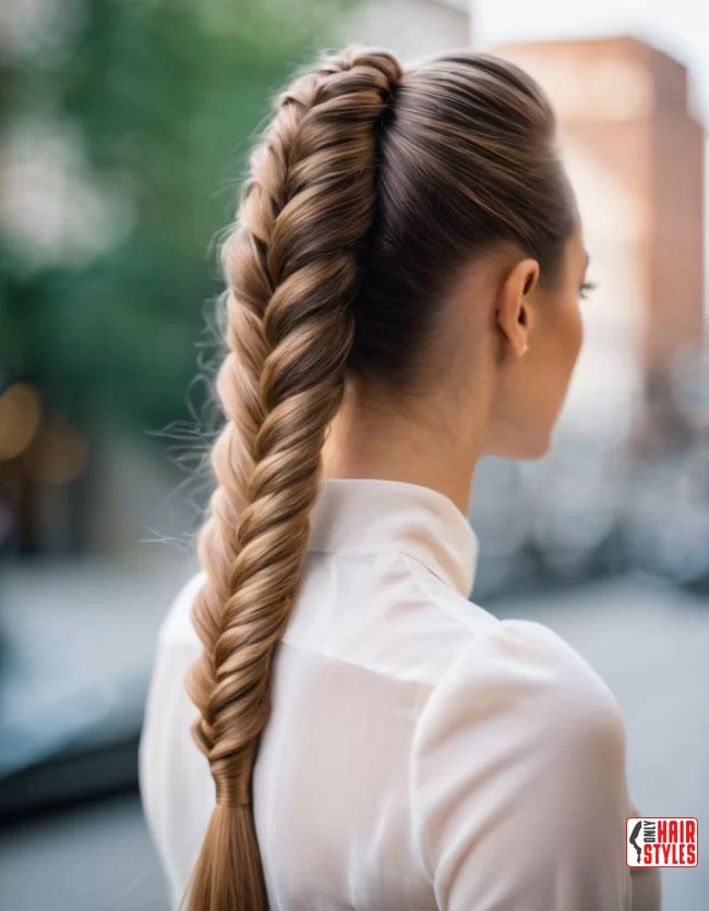 Fishtail Ponytail | Spring Hairstyles For Long Hair: Fresh Looks