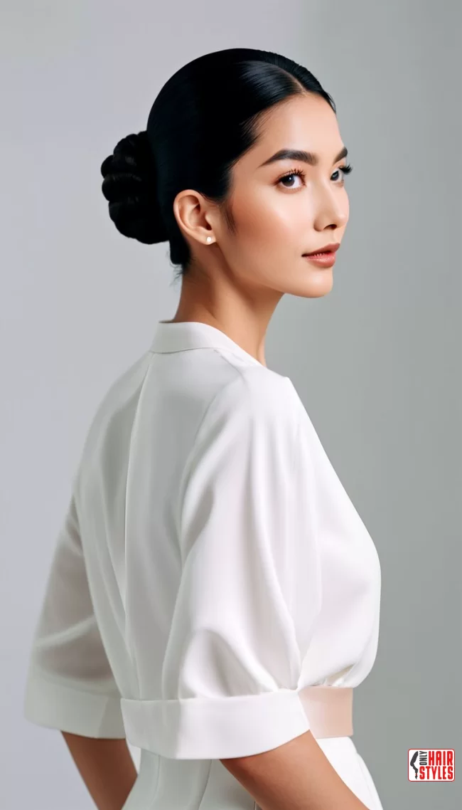 Sleek and Chic Low Bun | Explore Cute Bun Hairstyle Ideas For A Stylish Look!