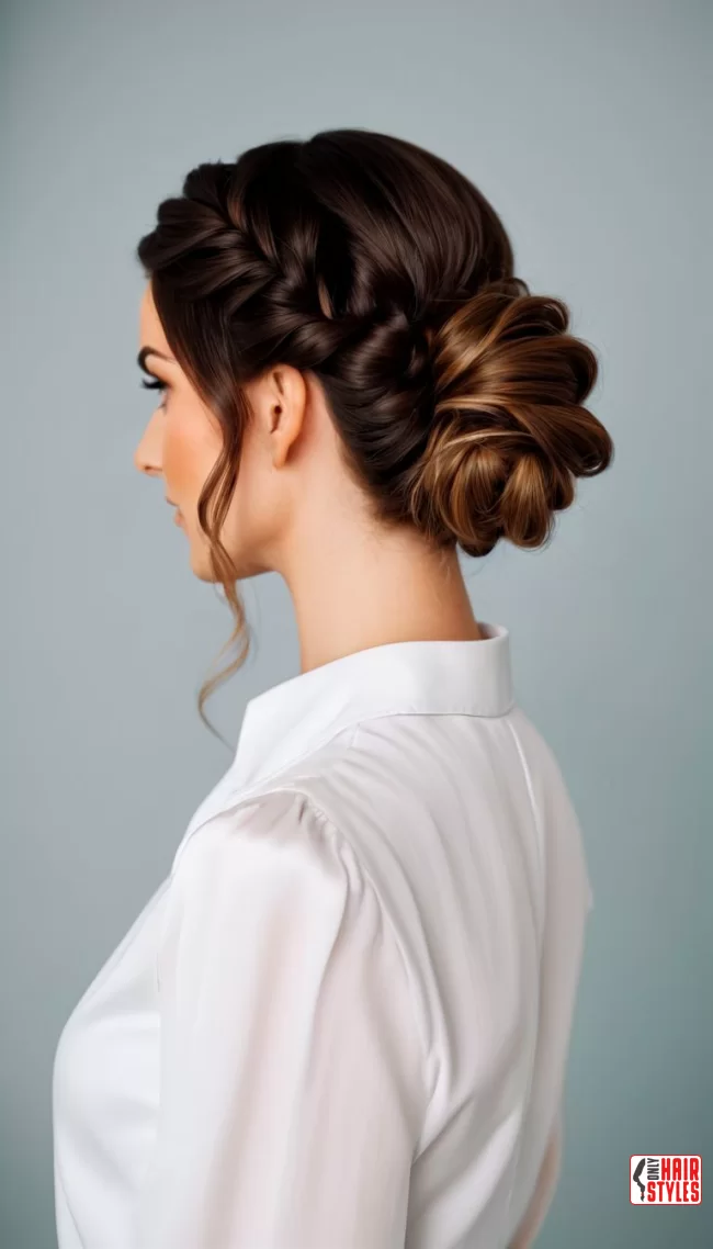 Knotted Bun with Textured Waves | Explore Cute Bun Hairstyle Ideas For A Stylish Look!