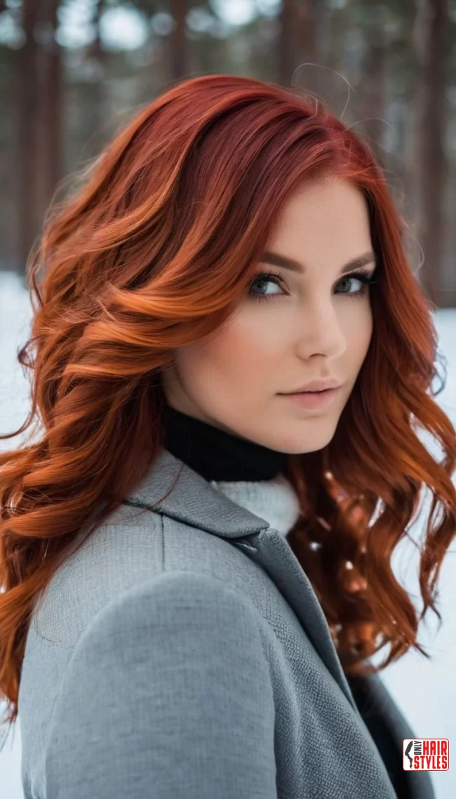 Copper Balayage Blend | Radiant Red Locks: Embracing The Beauty Of Natural Red Hairstyles