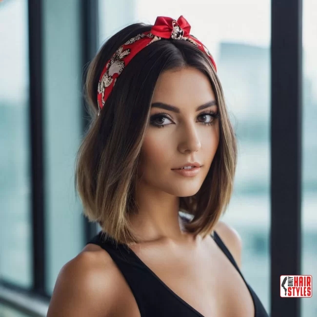 Accessorize with Headbands | Long Bobs (Lob): Effortless Style For A Stunning Hair Transformation