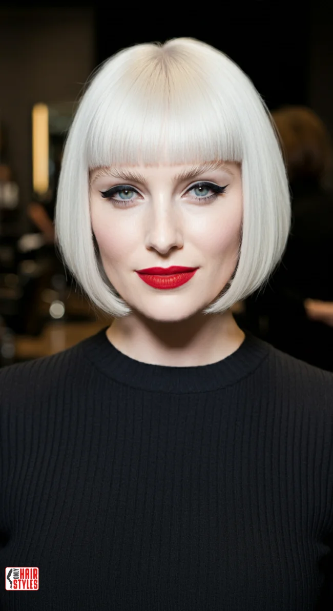 6. Blunt Cut Bob | 10 Stylish Bob Haircuts For Women With Oval Faces