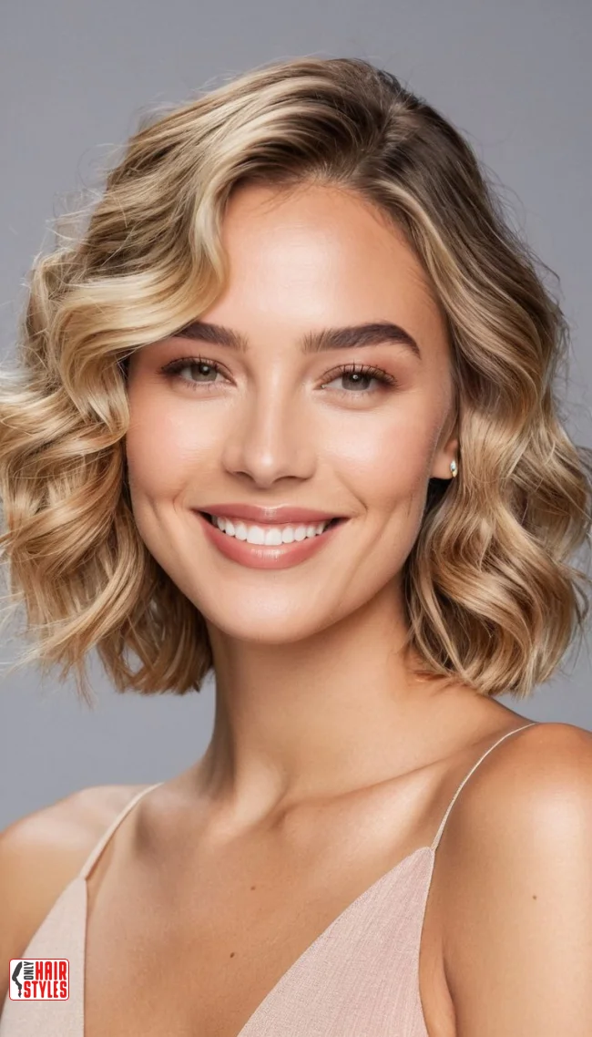 2. Wavy Bob with Soft Layers | 10 Stylish Bob Haircuts For Women With Oval Faces