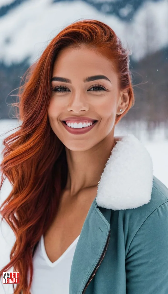 Bonus: Rusty Red Long Waves | 10 Red Hair Looks To Warm Up Your Vibe This Winter