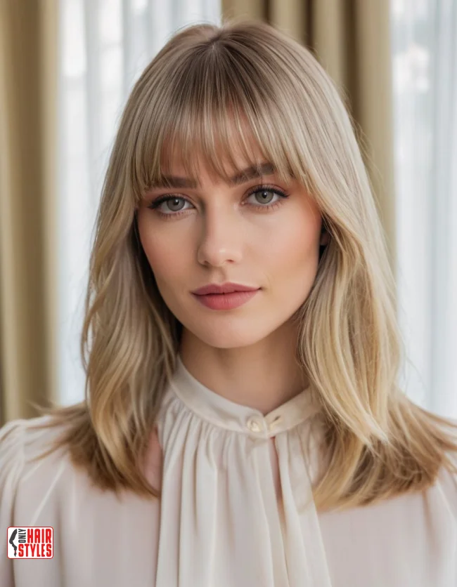 7. Ash Blonde with Curtain Bangs | Hot Looks With Ash Blonde Hair And Styling Tips
