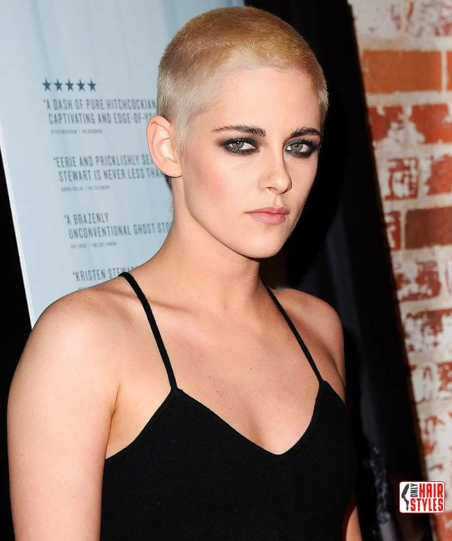 Kristen Stewart shaved her hair for a movie role: | Bold And Beautiful: Embracing The Trend With A Buzz Cut For Women