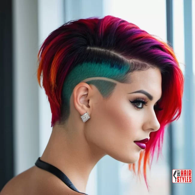 Bold Undercut Colors | Undercut Hairstyles For Women - 20 Ideas, Inspiration And Styling Tips!