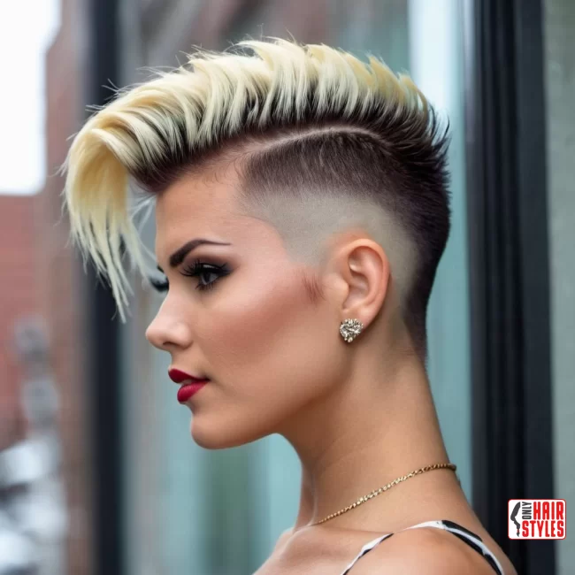 Faux Hawk Inspired | Undercut Hairstyles For Women - 20 Ideas, Inspiration And Styling Tips!