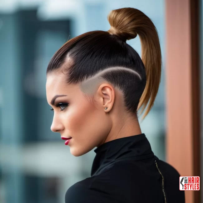 Undercut Ponytail | Undercut Hairstyles For Women - 20 Ideas, Inspiration And Styling Tips!