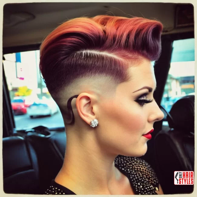 Retro Glam Undercut | Undercut Hairstyles For Women - 20 Ideas, Inspiration And Styling Tips!