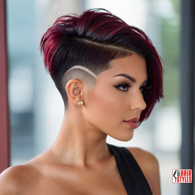 Undercut with Side Part | Undercut Hairstyles For Women - 20 Ideas, Inspiration And Styling Tips!