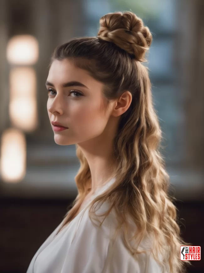 Half-Up Top Knot | Top Teen Hairstyles: Trendy Looks For Teens