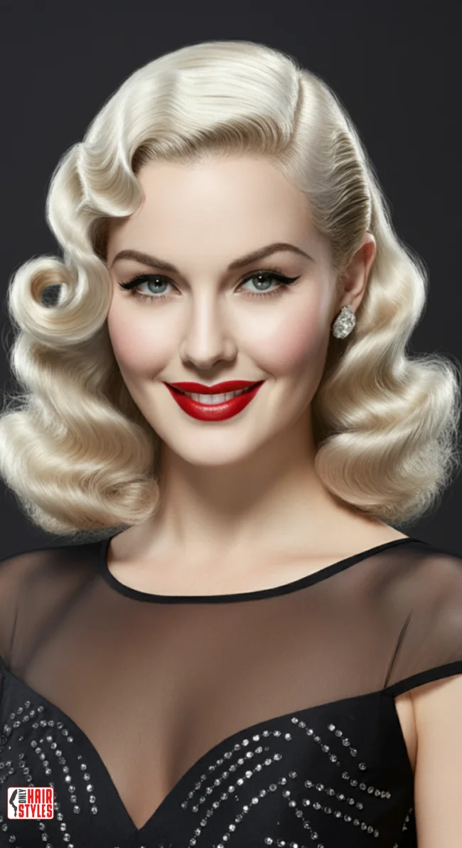 5. Retro Hollywood Waves | 7 Holiday Hairstyles That Are Easy
