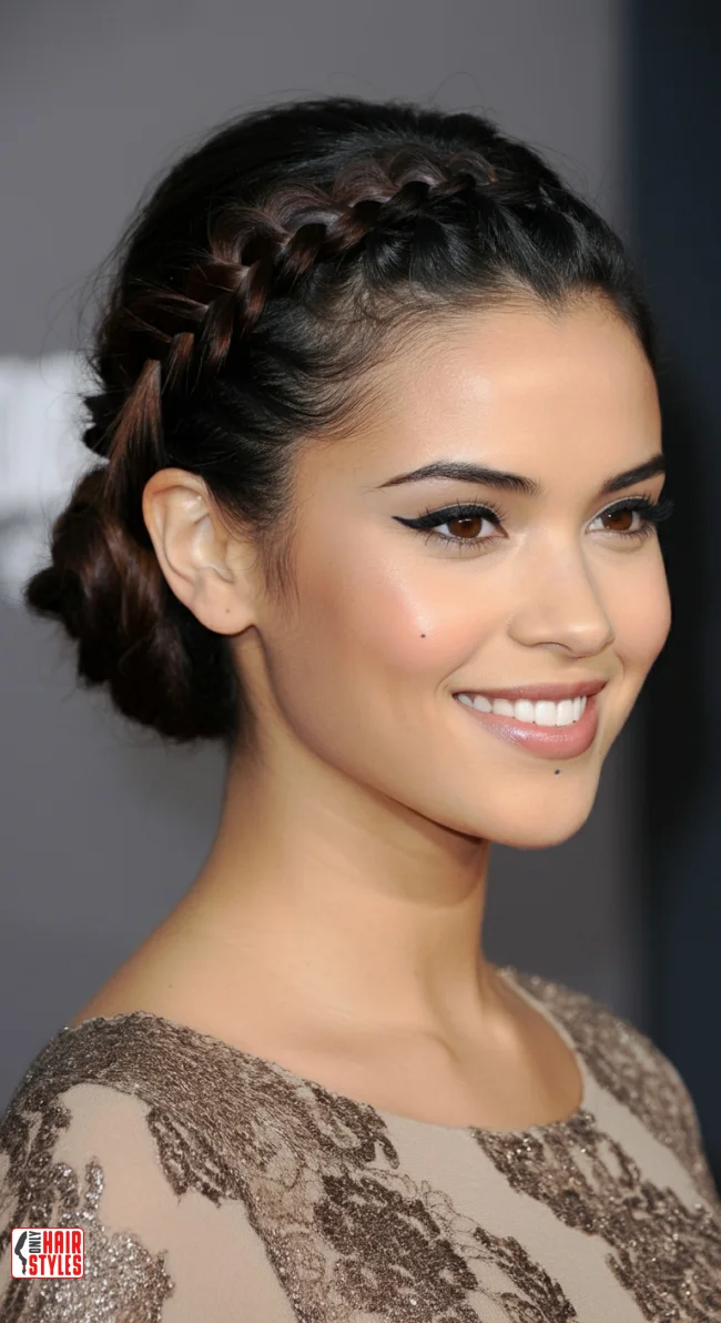 6. Braided Side Bun | 7 Holiday Hairstyles That Are Easy
