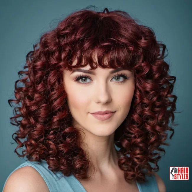 3. Curly Crochet Bangs | 60 Best Curly Hairstyles With Bangs For A Stunning Look!