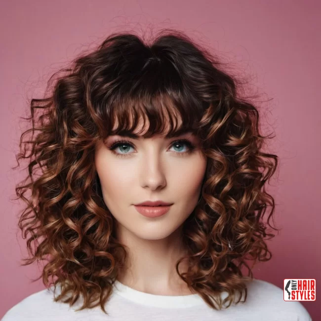 14. Fine Curly Hair with Bangs | 60 Best Curly Hairstyles With Bangs For A Stunning Look!