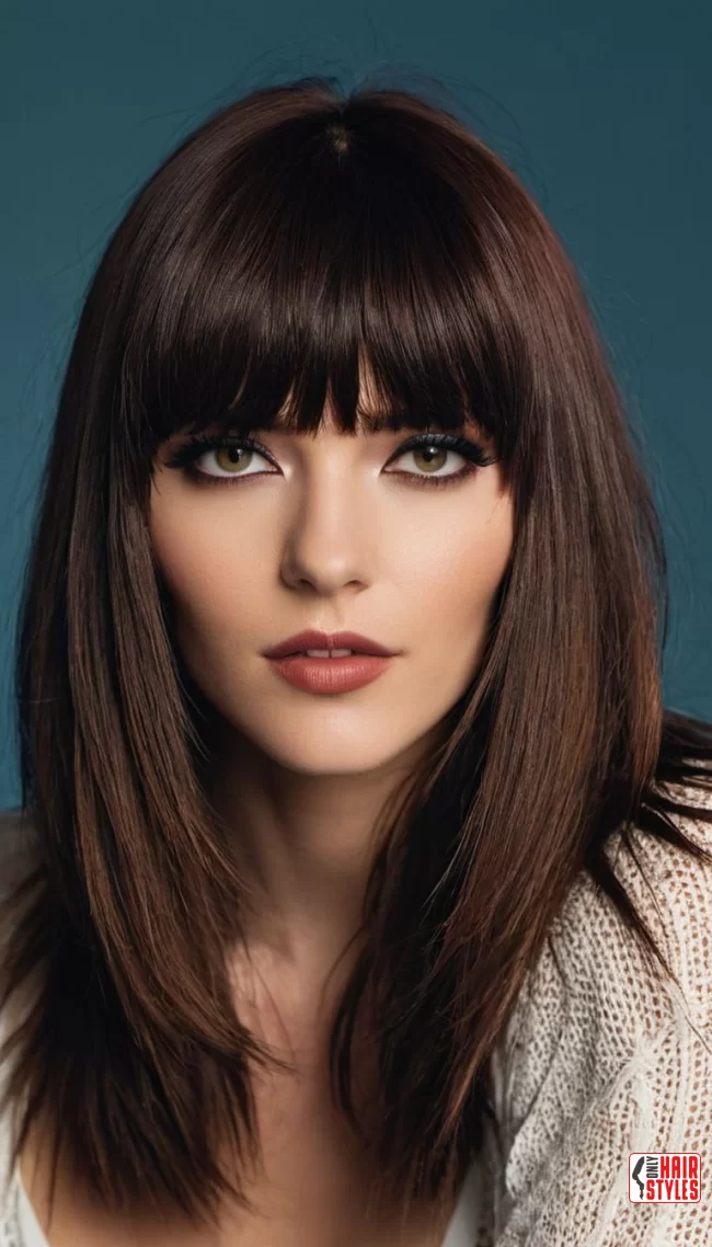 Bold Bangs and Layers | Most Beautiful Wolf Cut Hairstyles For This Winter