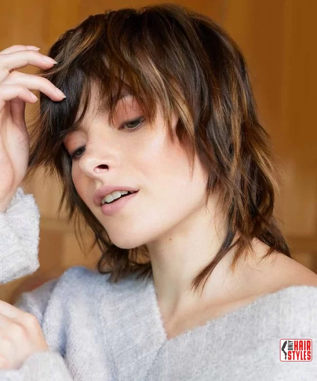 Caramel Highlights | Most Beautiful Wolf Cut Hairstyles For This Winter
