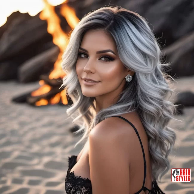 Smokey Silver Ombre | Reverse Balayage On Gray Hair: Everything You Need To Know